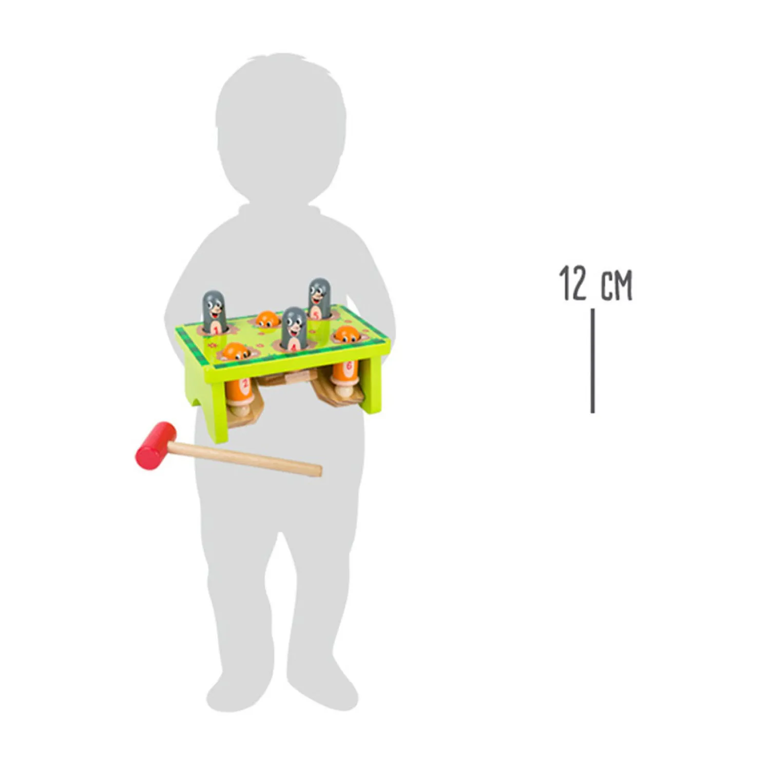 - Houten Hamerbank Mollen-Small Foot