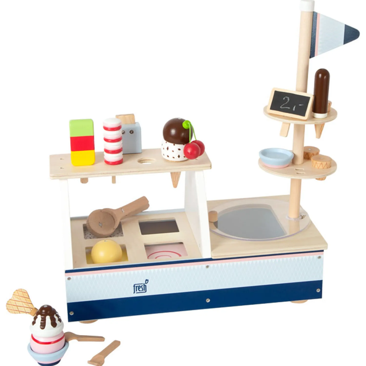 - Houten IJskraam, 21dlg.-Small Foot Discount