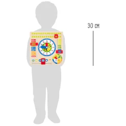 - Houten Kalenderklok Seizoenen BIj (Duitstalig)-Small Foot Sale