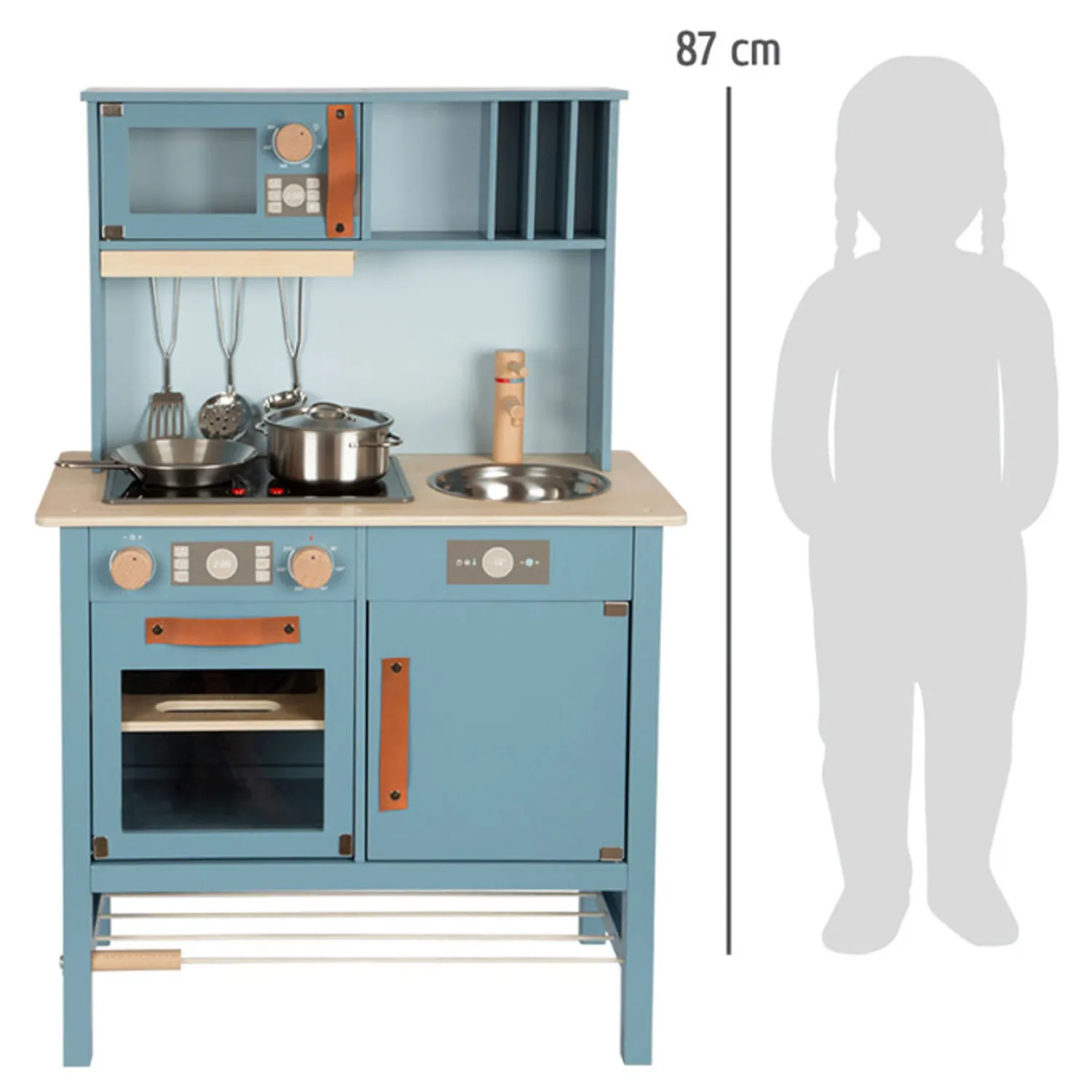 - Houten Kinderkeuken Blauw, 7dlg.>Small Foot Best