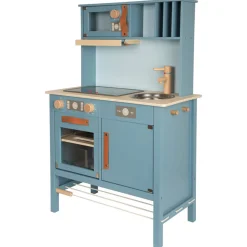 - Houten Kinderkeuken Blauw, 7dlg.><noscript><img width=