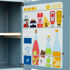 - Houten Kinderkeuken Blauw, 7dlg.><noscript><img width=