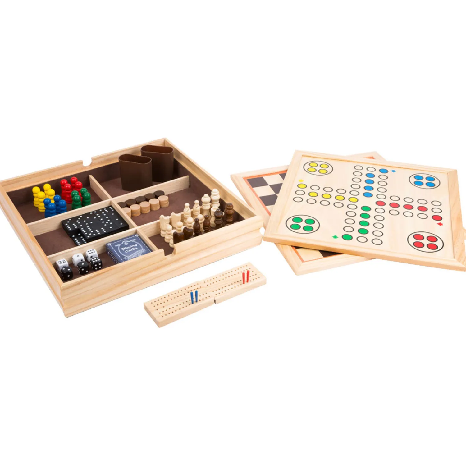 Small Foot - Houten Klassieke Spellen 9in1 Sale