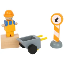 - Houten Kraan Bouwplaats met Accessoires, 14dlg.><noscript><img width=