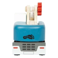 Small Foot - Houten Kraanwagen Blauw met Pallet Online