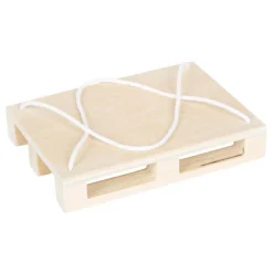 Small Foot - Houten Kraanwagen Blauw met Pallet Online