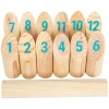 - Houten Kubb met Nummers Werpspel in Tas, 13dlg.-Small Foot Discount