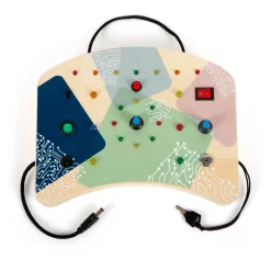 - Houten LED Activiteitenbord met Licht en Schakelaars>Small Foot Outlet