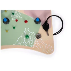 - Houten LED Activiteitenbord met Licht en Schakelaars><noscript><img width=