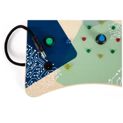 - Houten LED Activiteitenbord met Licht en Schakelaars><noscript><img width=