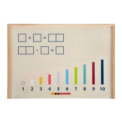 - Houten Leerbox met Rekenstaven en Rekenblokjes Set-Small Foot Outlet