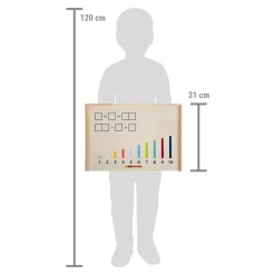 - Houten Leerbox met Rekenstaven en Rekenblokjes Set-Small Foot Outlet