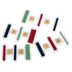 - Houten Leerbox met Rekenstaven en Rekenblokjes Set-Small Foot Outlet
