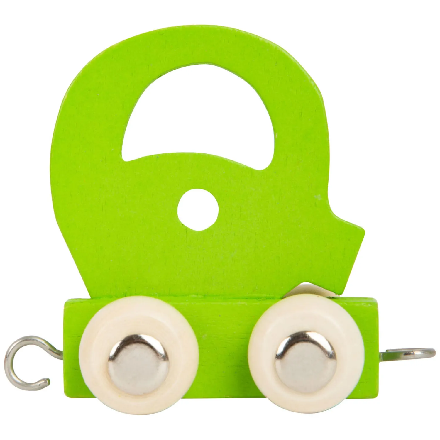 Small Foot - Houten Lettertrein Groen - Q - 12 stuks Sale
