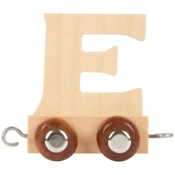 - Houten Lettertrein - E-Small Foot Best