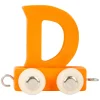 Small Foot - Houten Lettertrein Oranje - D - 12 stuks Online