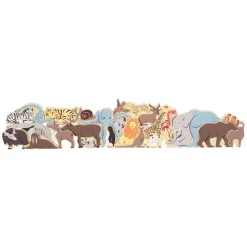 - Houten Letter en Vormenpuzzel Dieren, 26st.-Small Foot Best