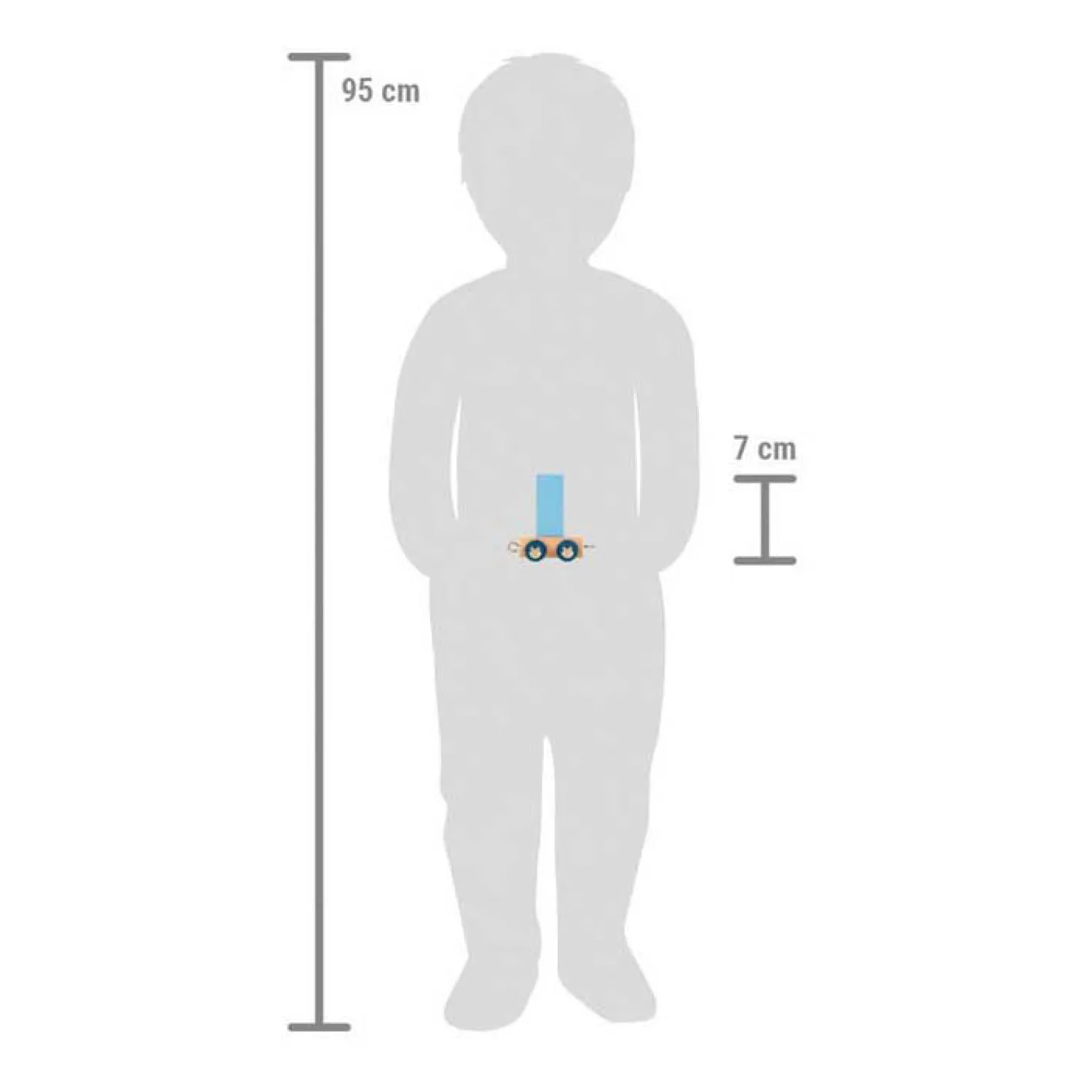 Small Foot - Houten Lettertrein Polar - I Clearance