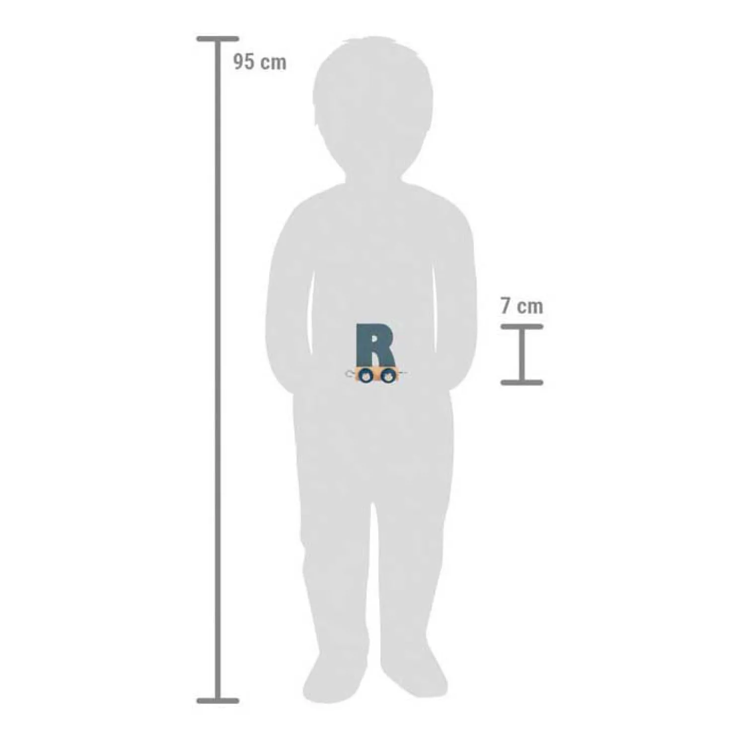 - Houten Lettertrein Polar - R>Small Foot Clearance