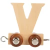 - Houten Lettertrein - V - 12 stuks-Small Foot Discount