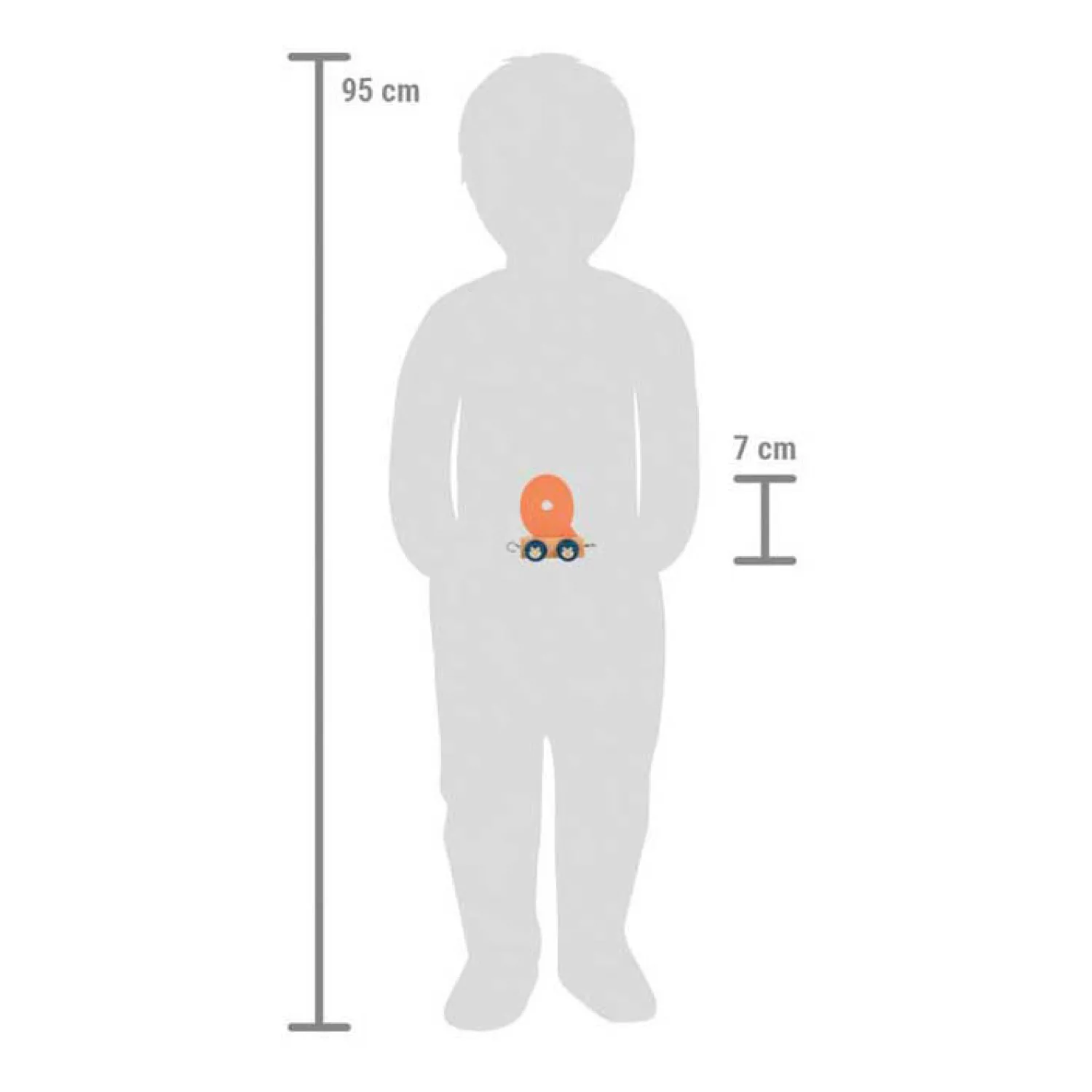 Small Foot - Houten Lettertrein Polar - Q Outlet