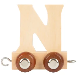 - Houten Lettertrein - N - 12 stuks>Small Foot Best