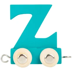 - Houten Lettertrein Kleur - Z-Small Foot Outlet