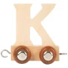 - Houten Lettertrein - K-Small Foot Online