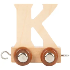 - Houten Lettertrein - K-Small Foot Online