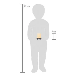 - Houten Lettertrein Polar - B>Small Foot Clearance