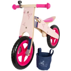 - Houten Loopfiets Kolibrie Roze-Small Foot Outlet