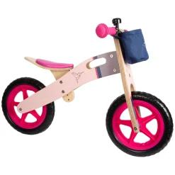 - Houten Loopfiets Kolibrie Roze-Small Foot Outlet