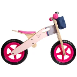 - Houten Loopfiets Kolibrie Roze-Small Foot Outlet
