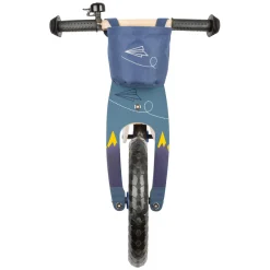 Small Foot - Houten Loopfiets Vliegtuig Blauw Hot