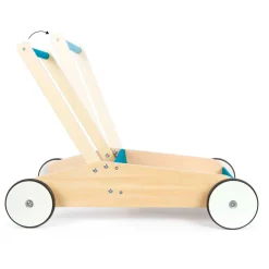 - Houten Loopwagen Petrol Blauw><noscript><img width=