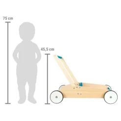 - Houten Loopwagen Petrol Blauw><noscript><img width=