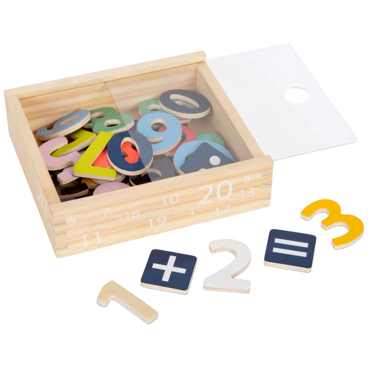Small Foot - Houten Magnetische Cijfers Kleur. 37dlg. Sale