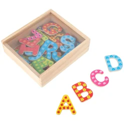 - Houten Magnetische Letters Kleur, 37dlg.-Small Foot Best