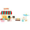 - Houten Meeneem Speelwinkel Poppenhuis, 15dlg.>Small Foot New
