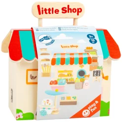 - Houten Meeneem Speelwinkel Poppenhuis, 15dlg.>Small Foot New
