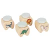 - Houten Melktandendoosjes - 4st.>Small Foot Clearance