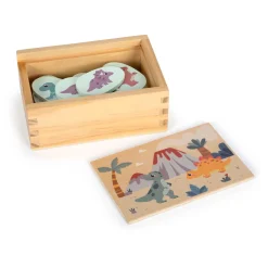 Small Foot - Houten Memospel Dino in Opbergdoos Sale