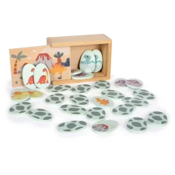 Small Foot - Houten Memospel Dino in Opbergdoos Sale