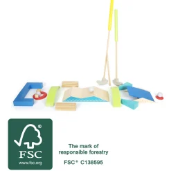  -  Houten Mini Golf, 20dlg.-Small Foot Clearance