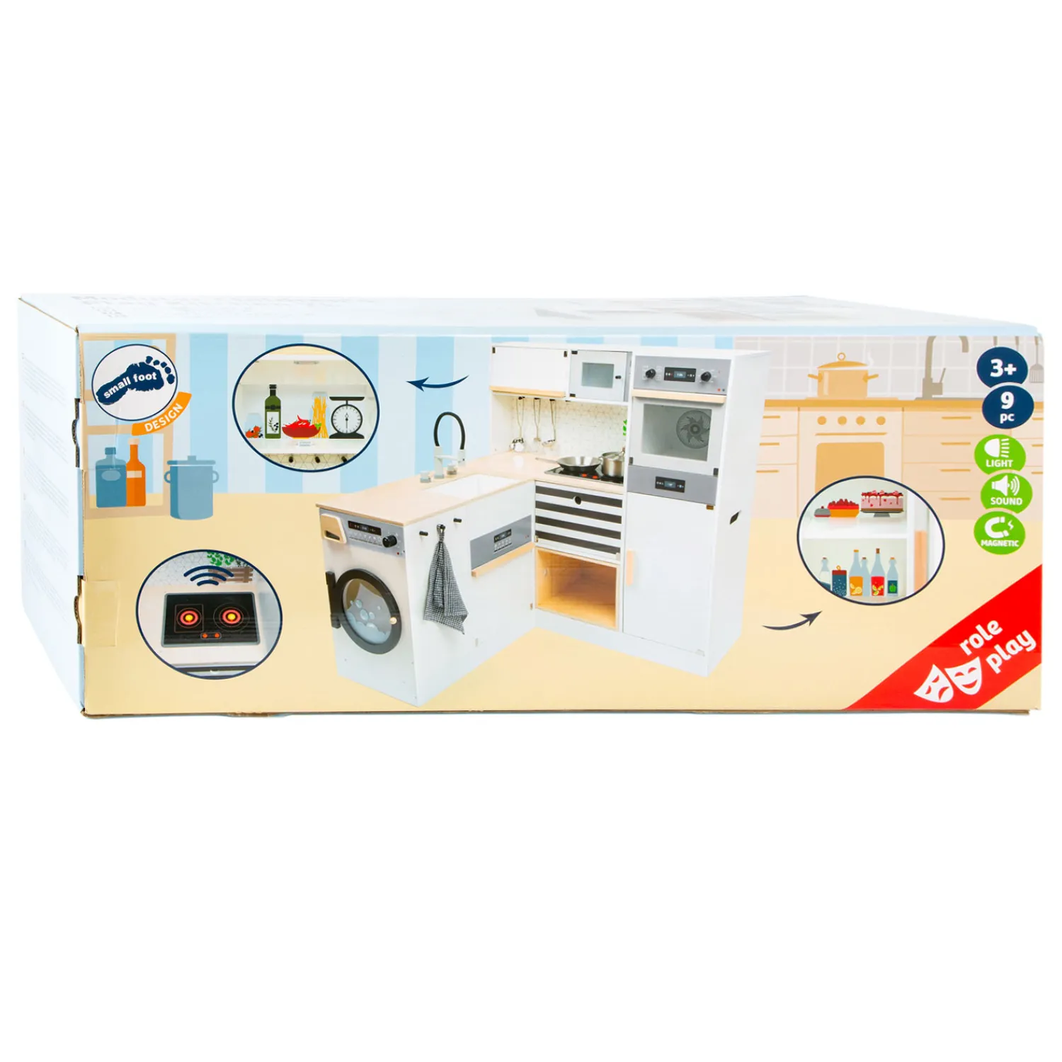 Small Foot - Houten Modulaire Speelkeuken XL Wit, 9dlg. Online