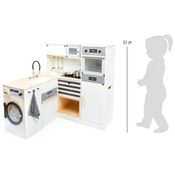 Small Foot - Houten Modulaire Speelkeuken XL Wit, 9dlg. Online