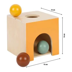 - Houten Montessori Knikkerdoos FSC-Small Foot Online