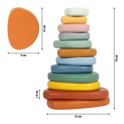 - Houten Montessori River Rocks Evenwichtsspel FSC><noscript><img width=