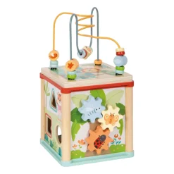 Small Foot - Houten Motoriekkubus FSC Jungle Friends Sale