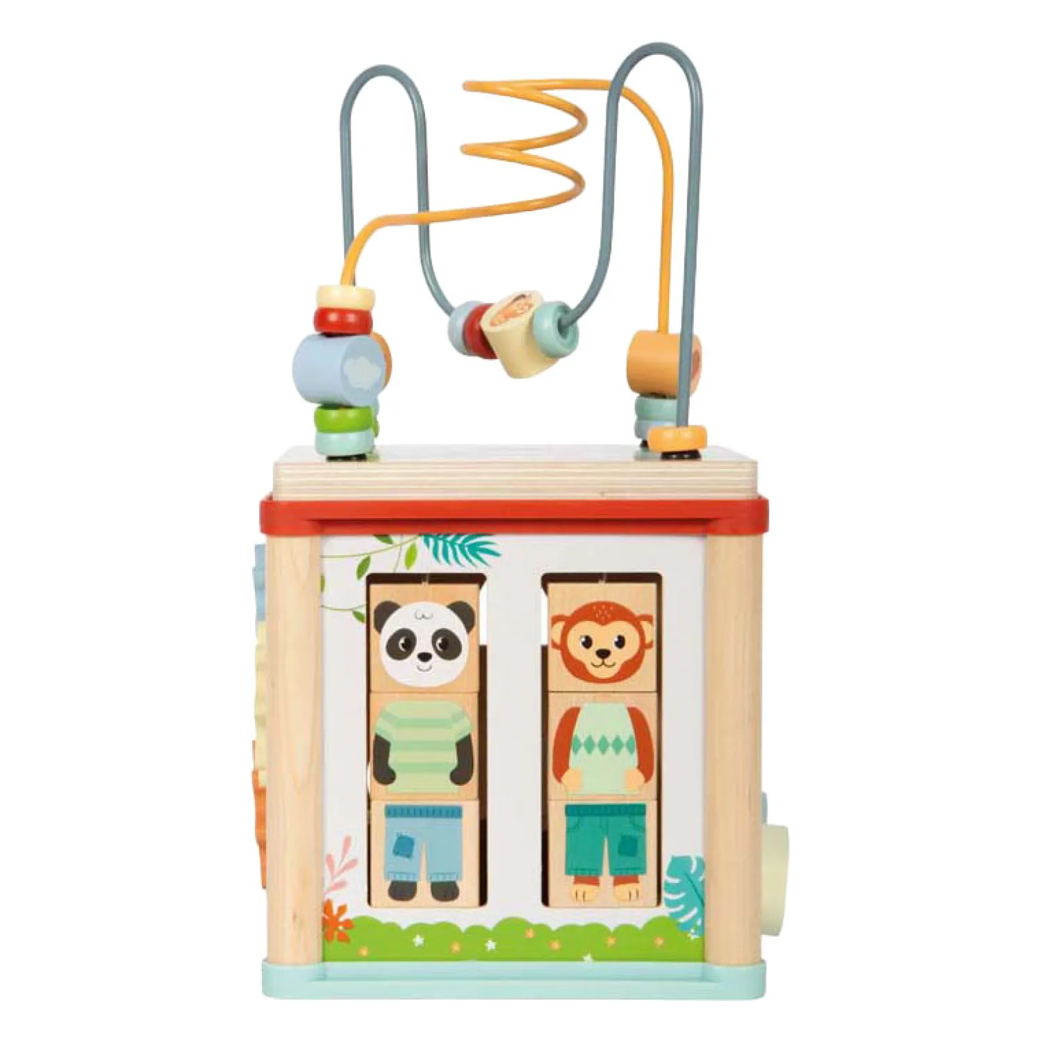 Small Foot - Houten Motoriekkubus FSC Jungle Friends Sale